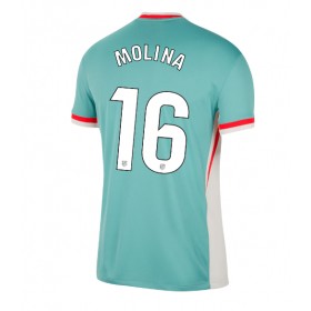 Atletico Madrid Nahuel Molina #16 Borte skjorte 2024-25 Kortermet